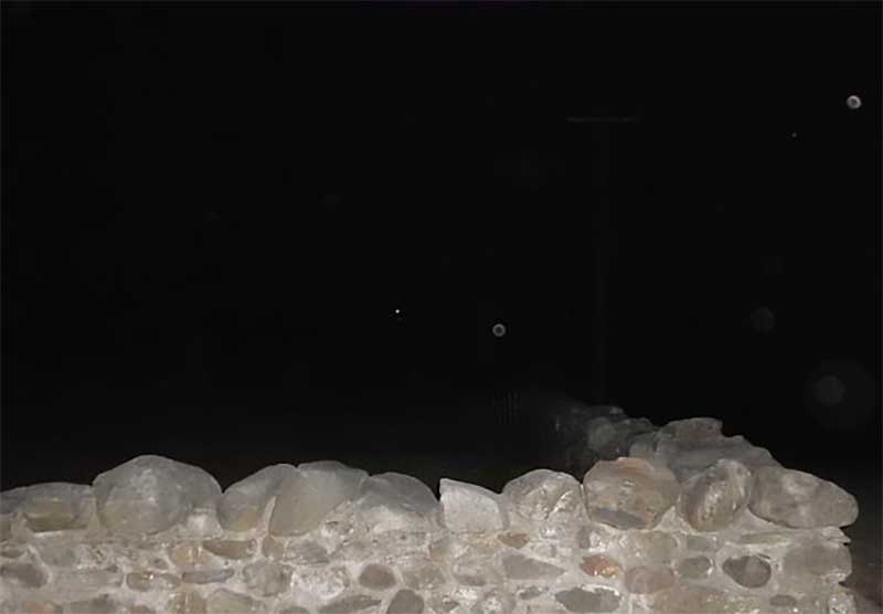 A photo of orbs