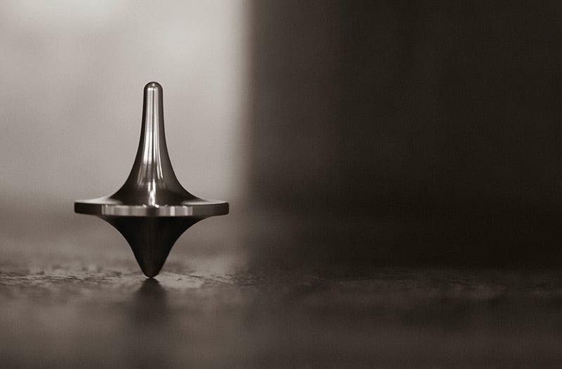 A spinning top